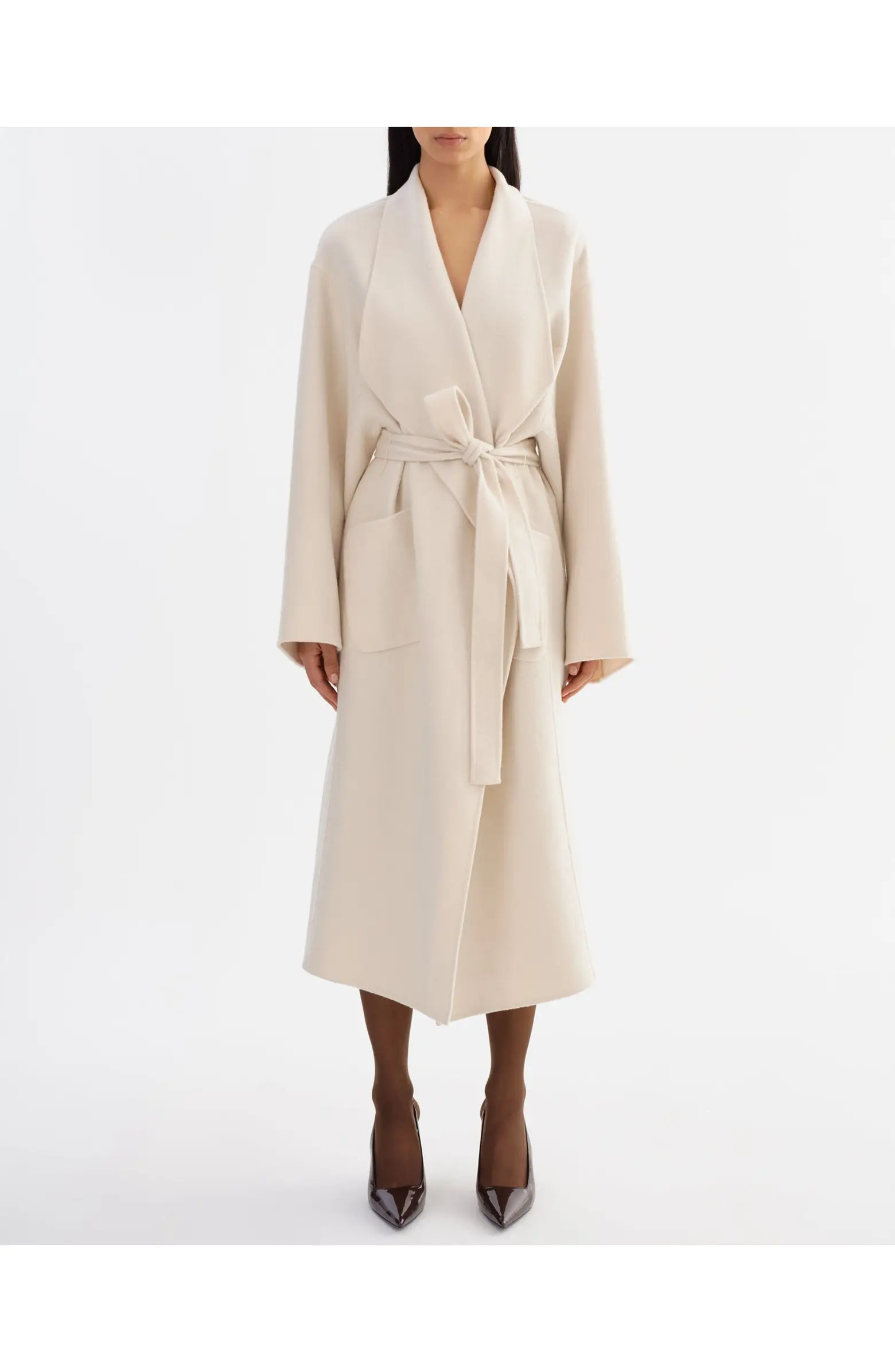 Coreen | Belted Wool Maxi Coat | Nordstrom