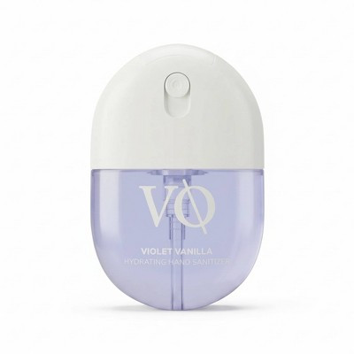 VQ Moisturizing Hand Sanitizer Spray - Violet Vanilla - 1.01 fl oz: Bottle With Spray Dispenser, Vegan, Ethyl Alcohol 70% | Target