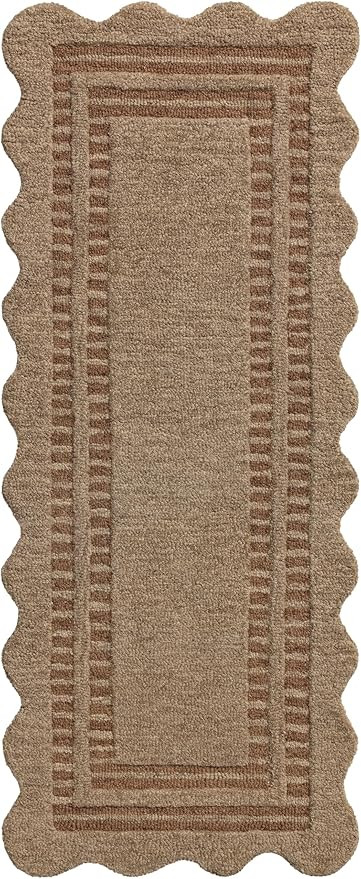 Loloi Chris Loves Julia Scottie Collection SCO-01 Mocha/Clay 2'-0" x 5'-0", .87" Pile Height, Acc... | Amazon (US)
