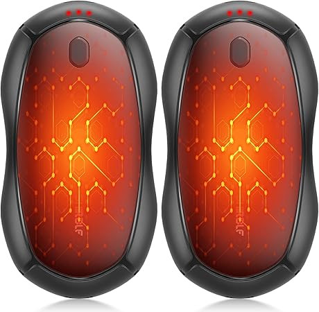 Hand Warmers Rechargeable, Electric Hand Warmers 2 Pack with Smart Chips Long Safe Heat, Portable... | Amazon (US)