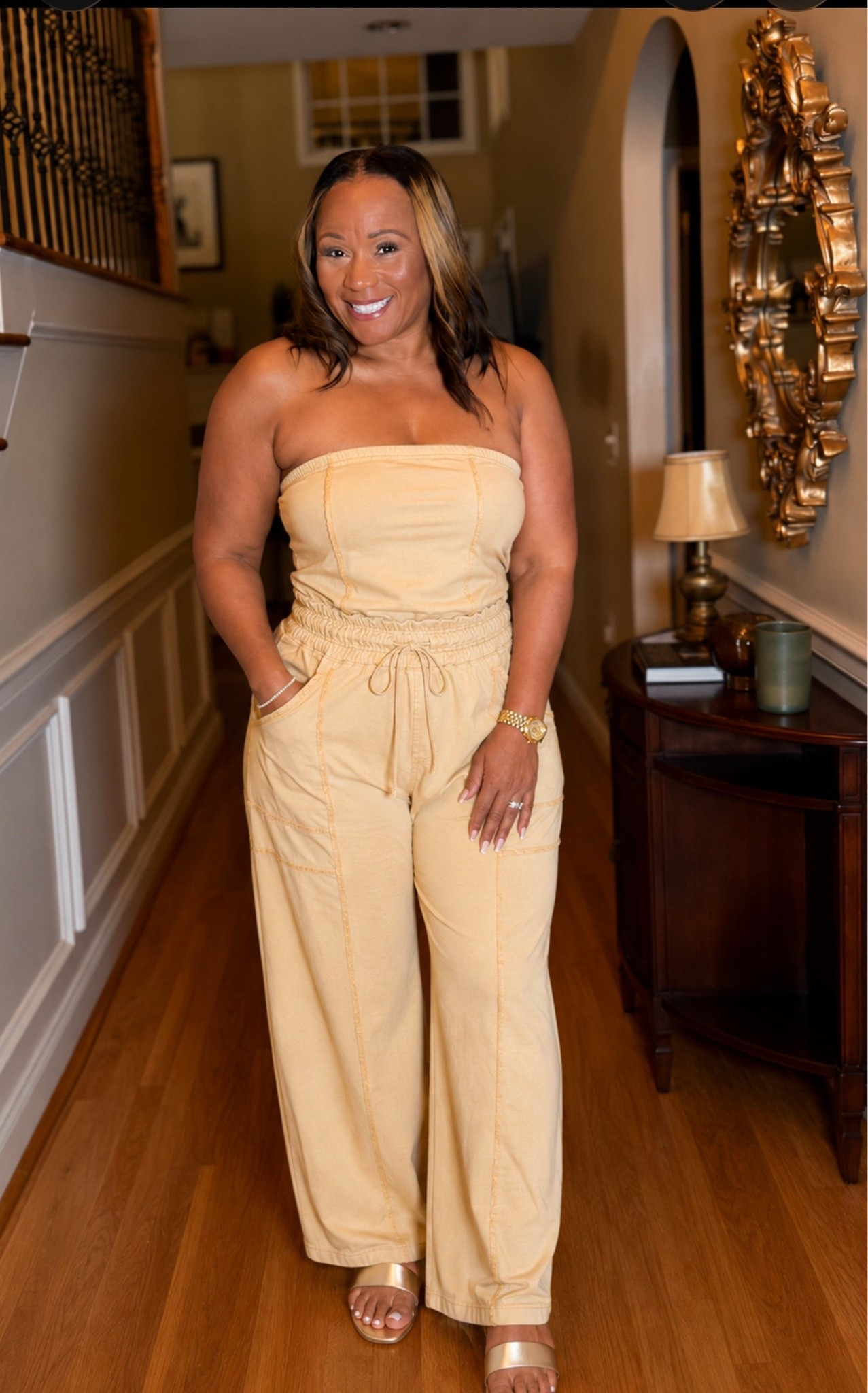 Amazon finds that look expensive!!

This strapless jumpsuit is the perfect one-and-done outfit for summer. The relaxed fit is comfortable, flattering, and easy to dress up or down. Pair it with metallic sandals, statement jewelry, and a cute tote for brunch, vacation, errands, or date night.

✔️ Comfortable wide-leg fit
✔️ Lightweight and travel-friendly
✔️ Flattering on curvy and midsize figures
✔️ Looks designer-inspired without the designer price tag

#AmazonFashion #AmazonFinds #JumpsuitStyle #VacationOutfit #SummerStyle #LTKStyleTip