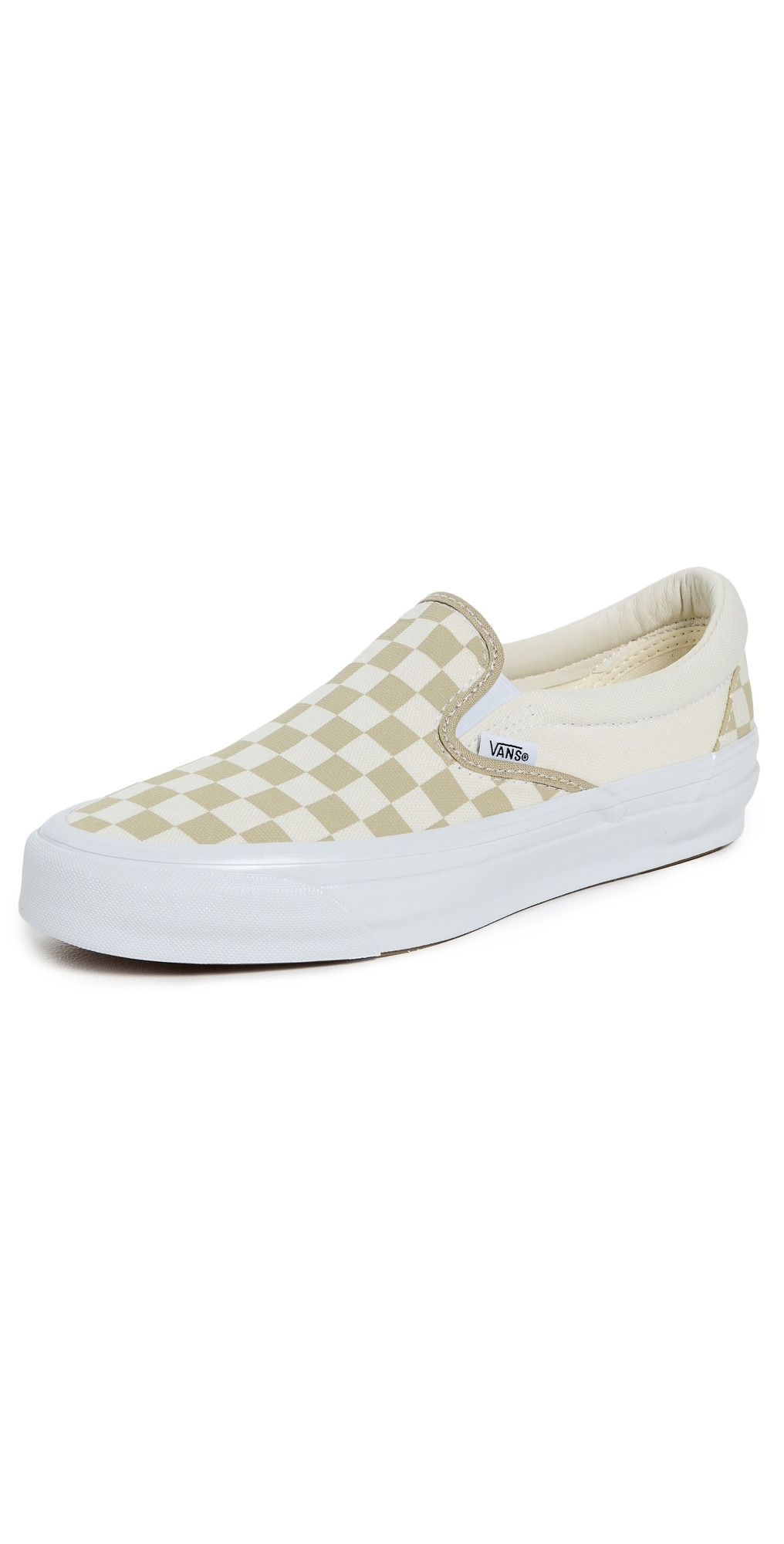 Vans Classic Checkerboard Slip On Sneakers Checkerboard Eucalyptus M 3.5/ W 5 | Shopbop