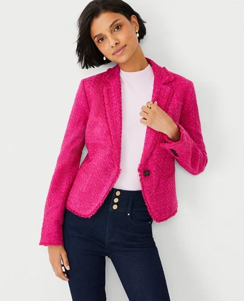 The Newbury Blazer in Tweed | Ann Taylor (US)