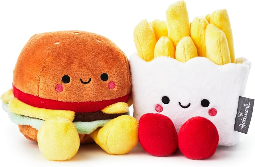Hallmark Better Together Magnetic Plush (Hamburger and Fries) 5" Stuffed Toys, Easter Gifts for K... | Amazon (US)