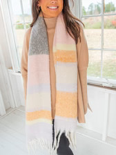 Mutli-Color Block Bronwyn Scarf **DOORBUSTER** - Southern Made | Shop Southern Made & Southern Made Tees