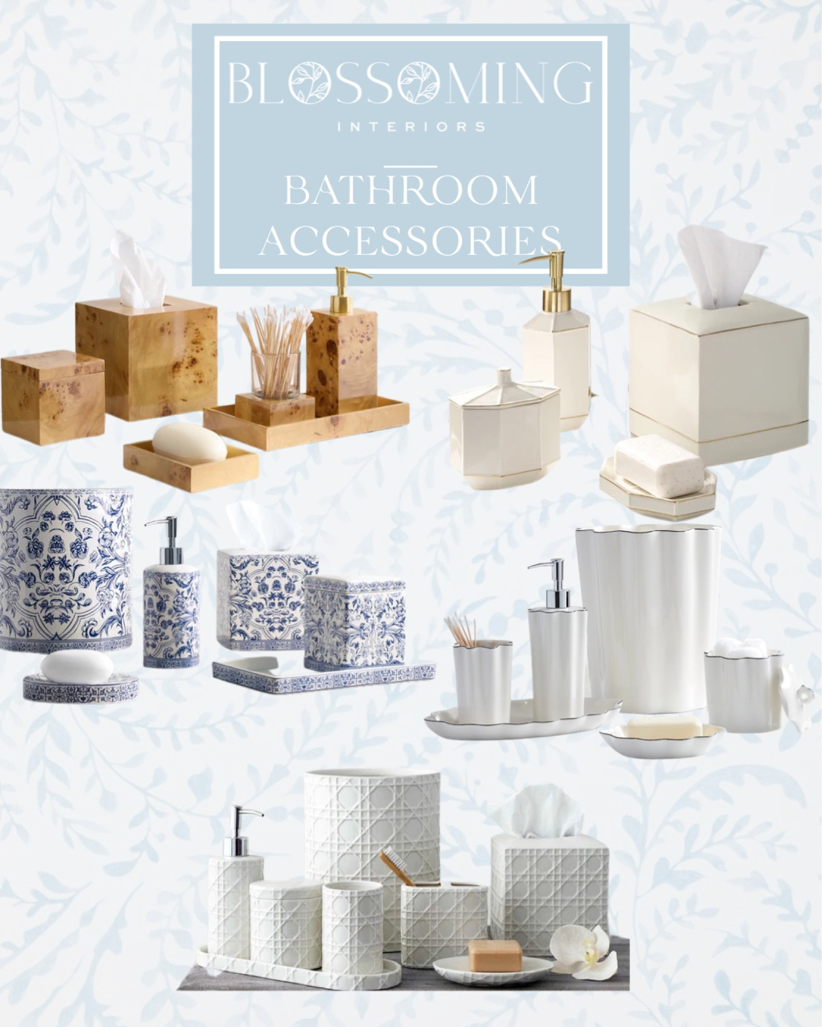 Loving these bathroom accessory sets! They are they have such a large variety for any style home. 

#LTKFind #LTKhome