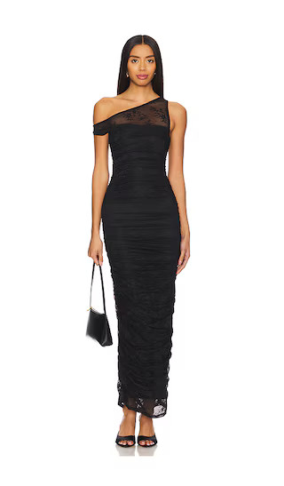Biona Lace Dress in Noir | Revolve Clothing (Global)