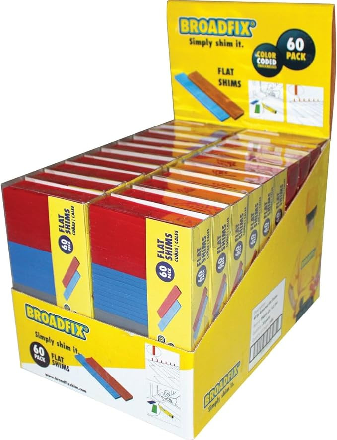 Shim Flat Plastic 60PK | Amazon (US)