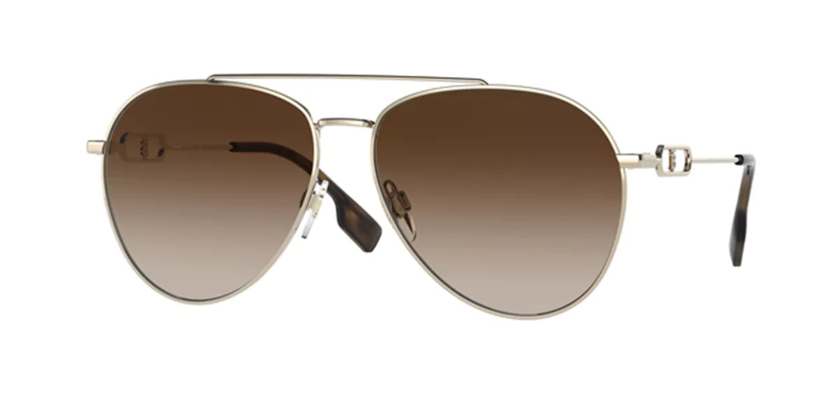 Burberry BE3128 CARMEN 110913 Women’s Sunglasses Gold Size 58 | SmartBuyGlasses Global