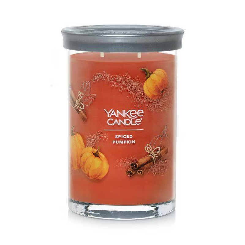 20oz Large Signature Tumbler Spiced Pumpkin - Yankee Candle | Target