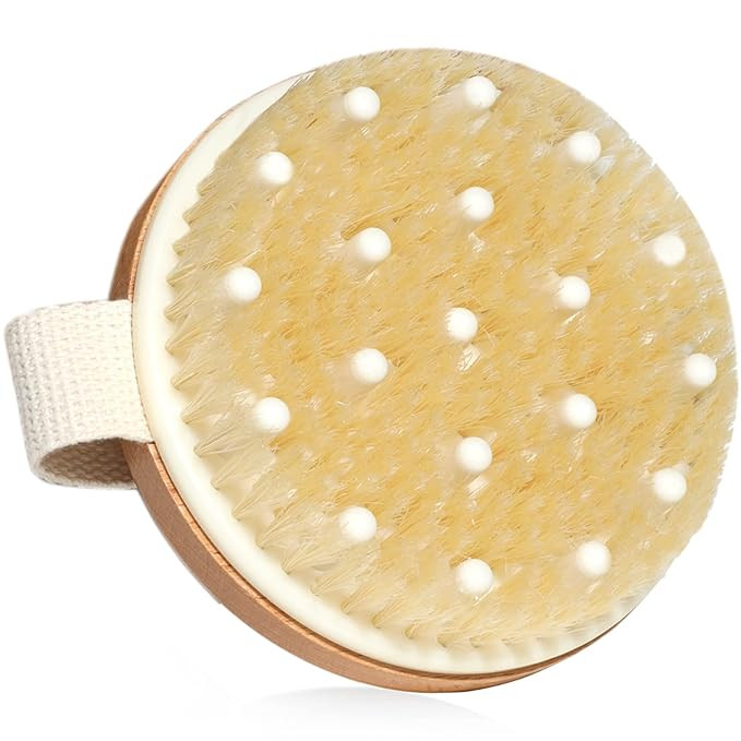 SURDOCA Dry Brush, Body Exfoliating Scrubber with Massage Nodules, Bath Shower Brushes for Improv... | Amazon (US)