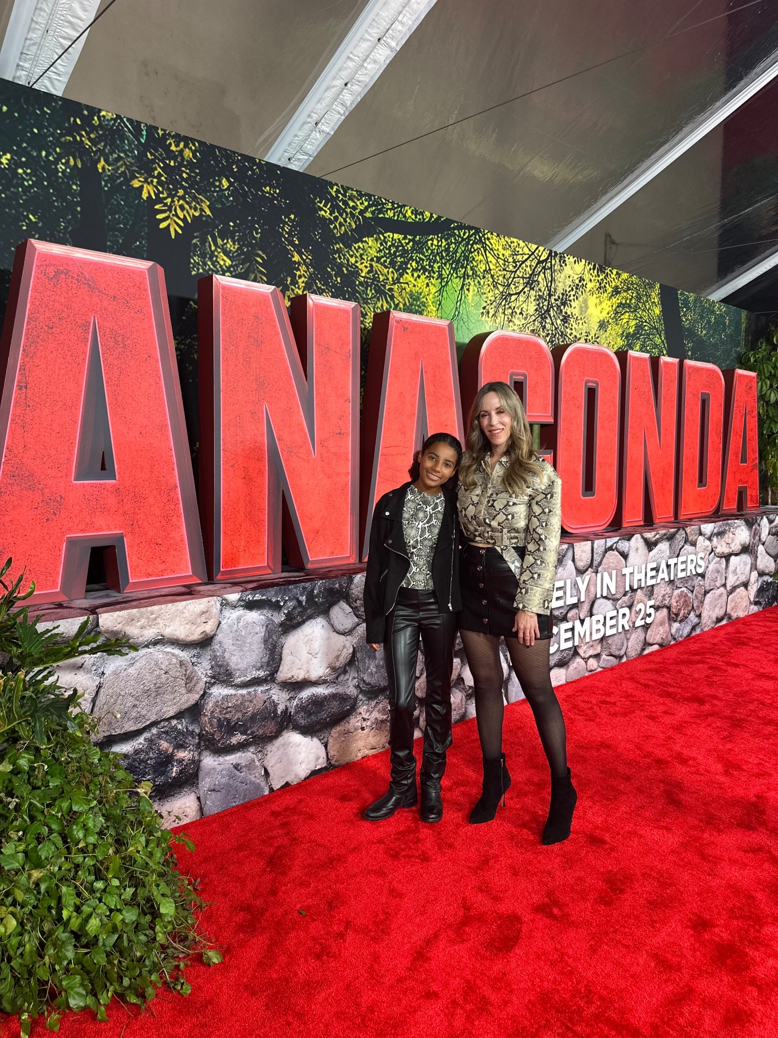 About last night… 🐍 🎥 

Snake skin for the Anaconda Movie Premiere 

#LTKdayinmylife