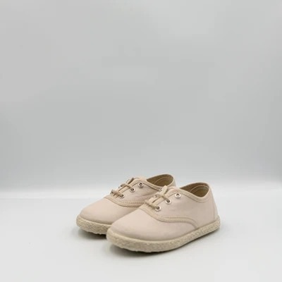 Lace-Up Sneakers 'Hugo' Jute Sand | El Rincon De Maria