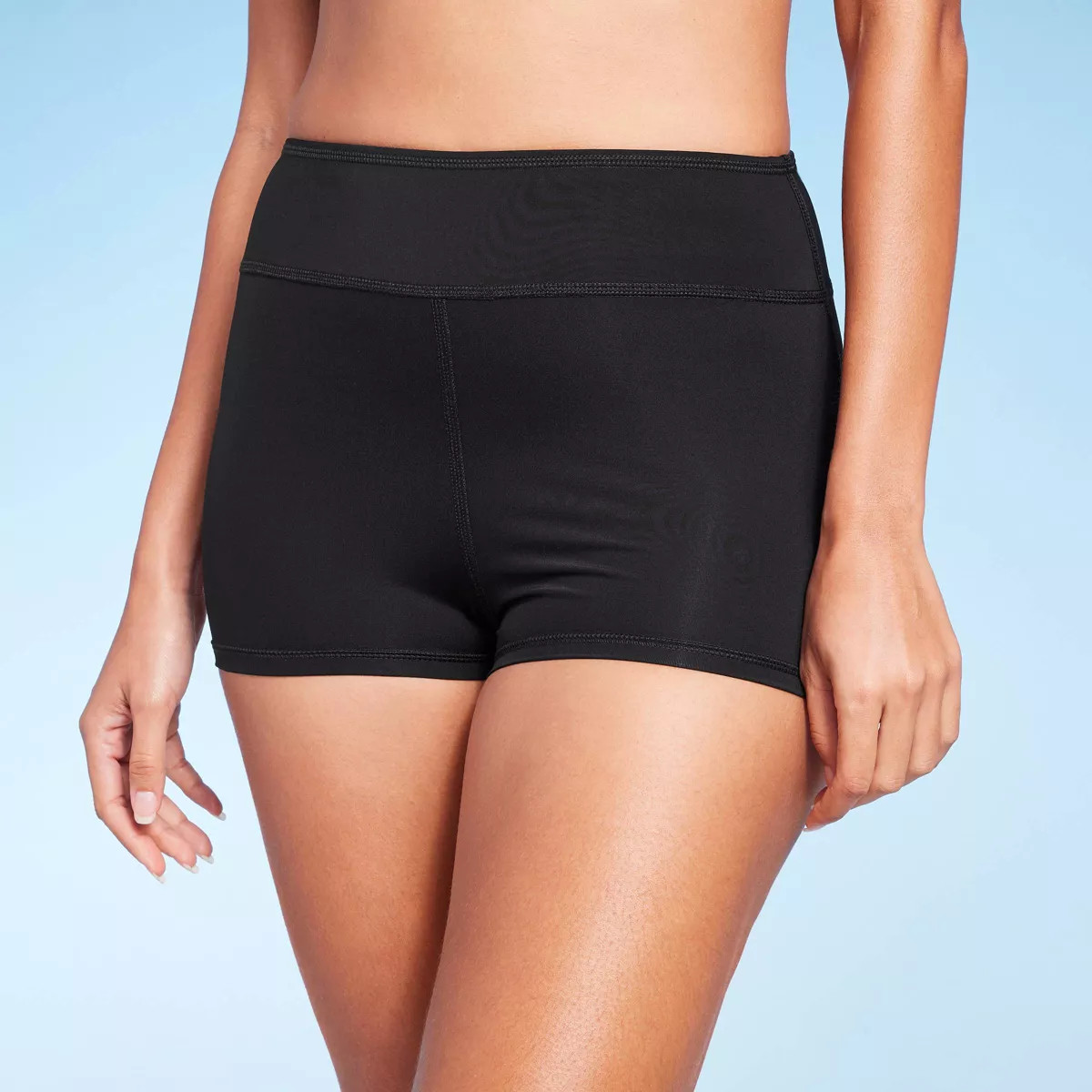 Women's Tummy Control High Waist Swim Shorts - Kona Sol™ Black | Target