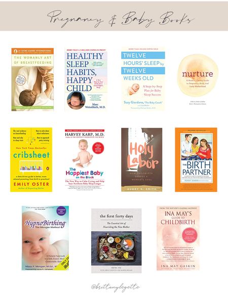 Pregnancy and newborn books! 

#LTKbaby #LTKfamily #LTKbump