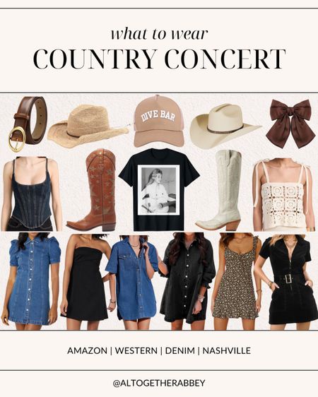 Amazon Country Concert Outfits ✨ Nashville Outfits perfect for Summer 🤎

Denim outfit, summer dress, Denim dress, Western style, Nashville outfits, country concert, western outfit, rodeo outfit inspo, women’s boots, cowgirl boots, Ariat Boots #countryconcert #nashville #countrychic #westernoutfit #summeroutfits 

#LTKStyleTip #LTKFindsUnder100 #LTKFestival