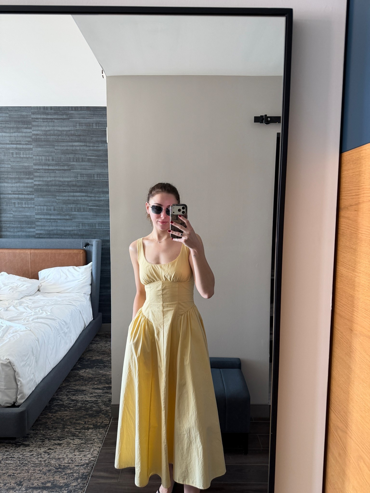 This might be the third day in a row that I’ve worn this dress because of cancelled flights but at least it’s cute!

#LTKU #LTKootd #LTKSeasonal