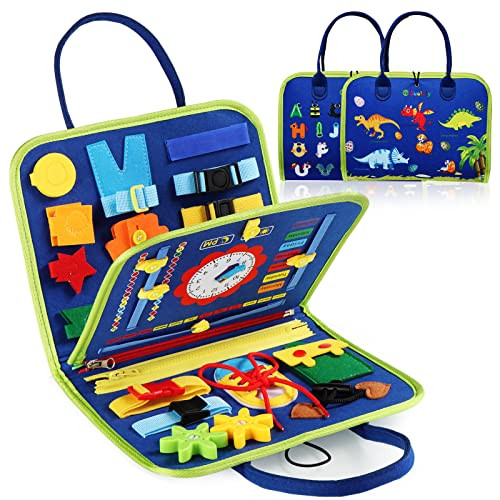 Guolely Busy Board Montessori Toy for 1 2 3 4 Year Old Toddlers - Educational Activity Developing... | Amazon (US)