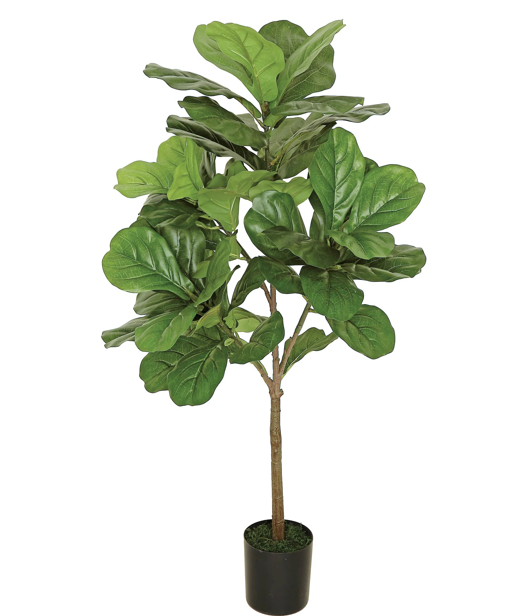 Artificial Fiddle Leaf Fig Tree in Pot | Wayfair North America