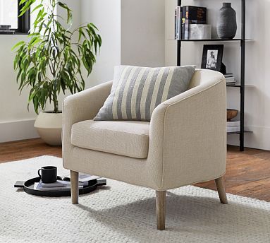 Dolores Upholstered Armchair | Pottery Barn (US)