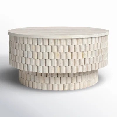 Abshire 40" Solid Wood Storage Coffee Table | Wayfair North America