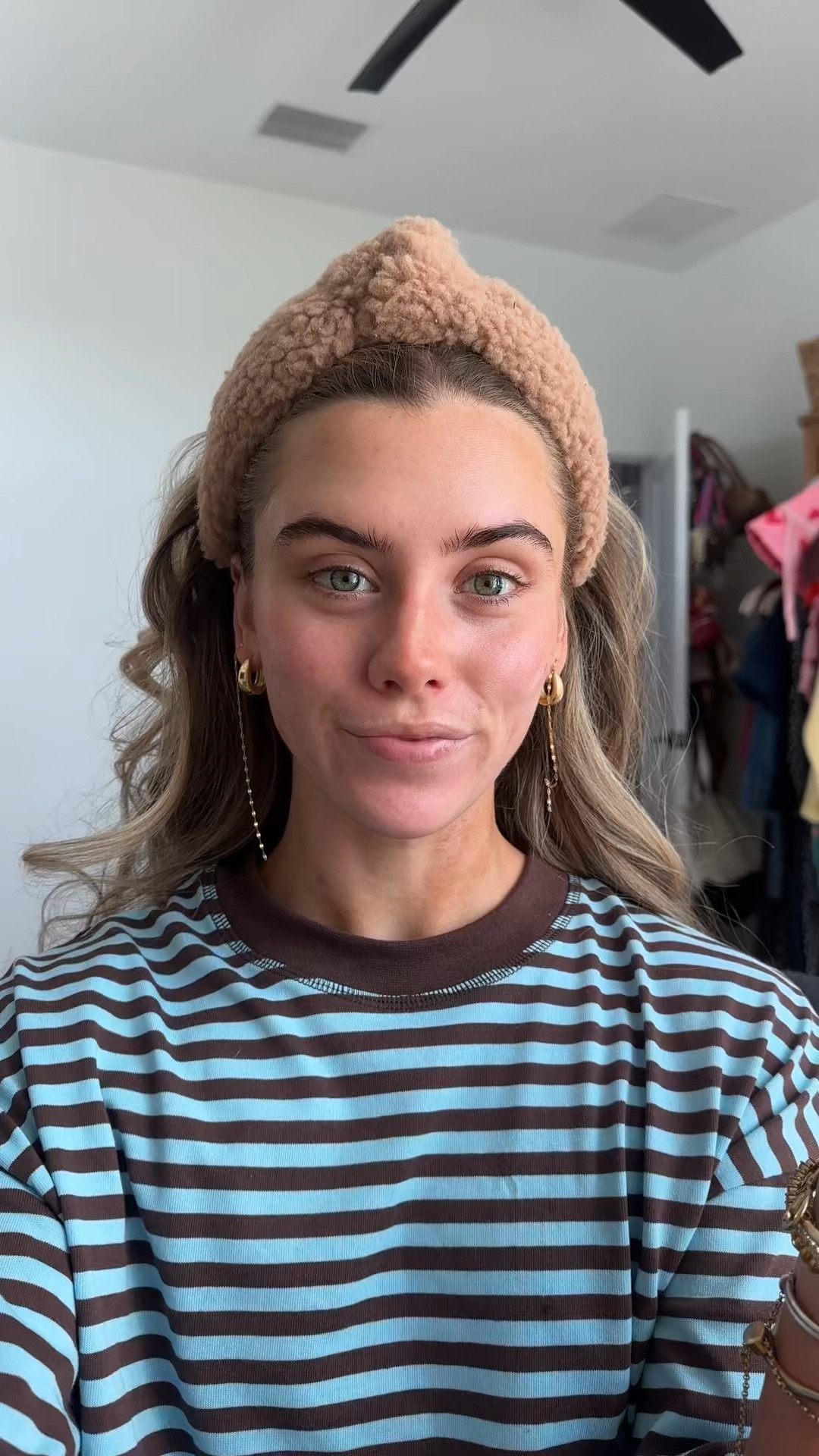 Get ready with me and get to know me! I have very sensitive, dry, and acne prone skin. You don't have to have perfect skin to have perfect looking makeup. The prep of your skin is going to be key of my skin is properly prepped and moisturized I can use any foundation. I also do my skincare leaving off with moisturizer I use Calendula Cream. For skin prep I used my Magic Molecule (code SLOANE) hypochlorous acid + I am obsessed with the Dibs Beauty (code SLOANE) Love Beam Perfector shade 2 as a makeup base for perfect glowy skin. My foundation, I used the Haus Labs shade 200 foundation. I also like the Natasha Denona Foundation shade N6 or the Lawless Beauty foundation shade 7L. Take the extra time on your base, if your base is perfect the rest of the skin will be too.#LTKFindsUnder50

#LTKvlog #LTKstorytime #LTKgrwm