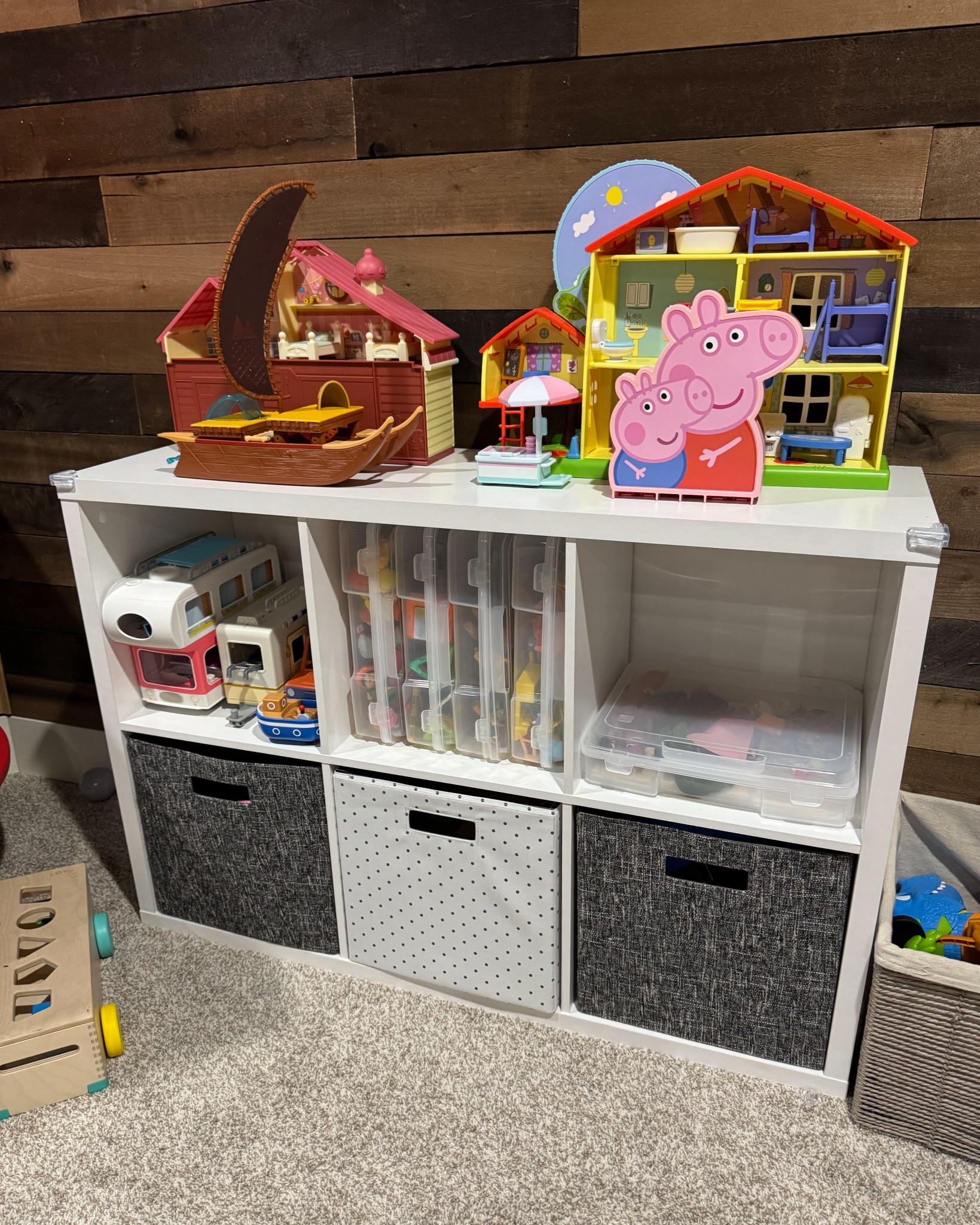 Basement playroom toy storage. Target storage. Toy storage solutions. Bin storage. Toddler toys. Toy organization. 

#LTKHome #LTKFamily