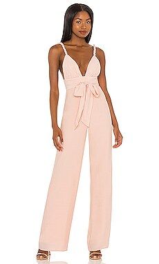 Lovers and Friends Logan Jumpsuit in Blush from Revolve.com | Revolve Clothing (Global)