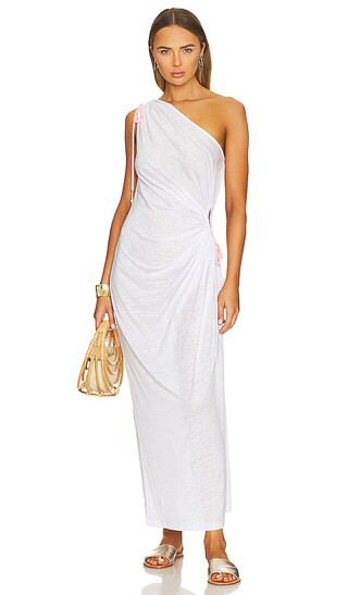 One Shoulder Dress in White | Revolve Clothing (Global)