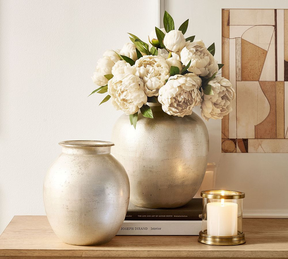 Silver Mercury Glass Vase | Pottery Barn (US)