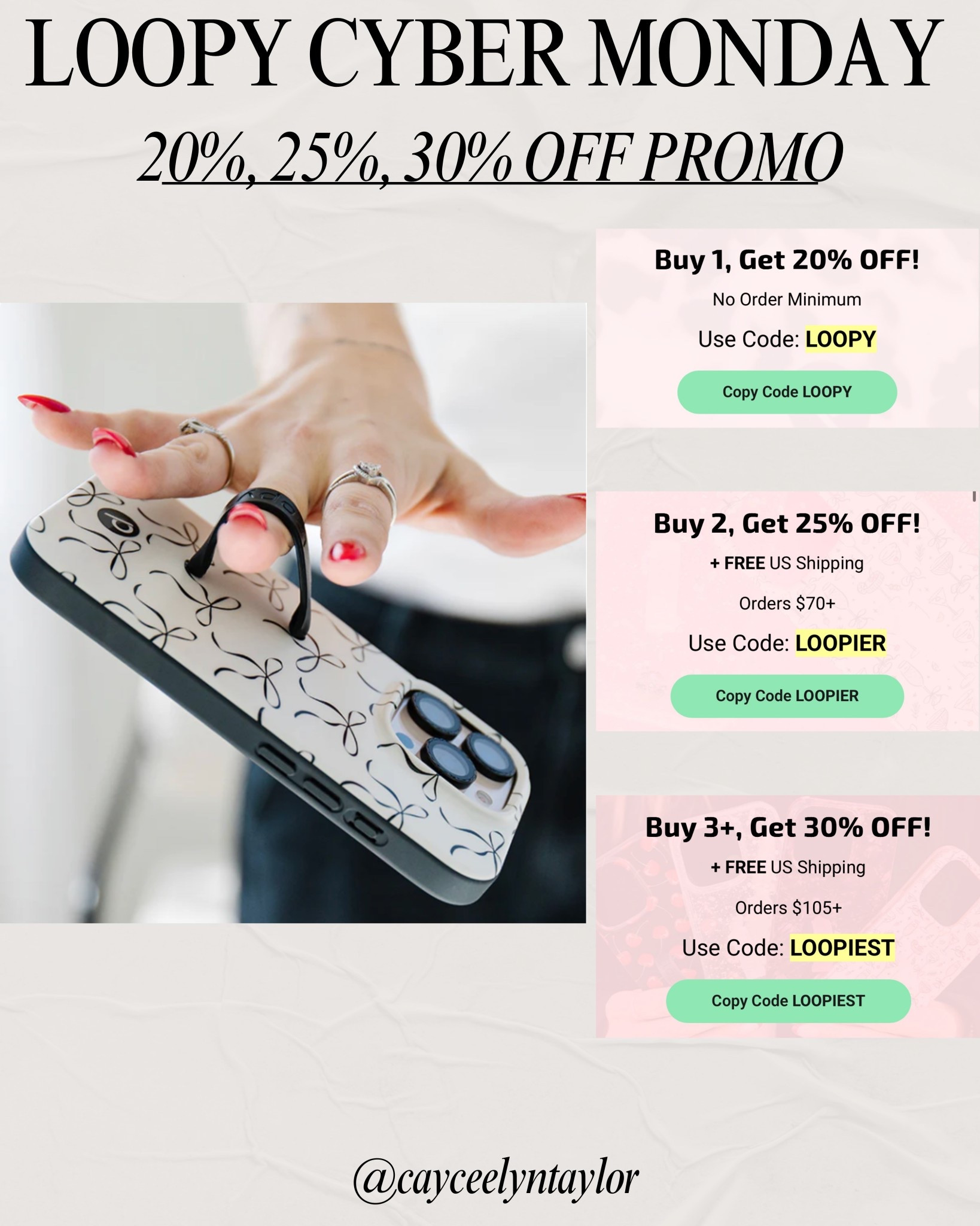 Loopy Cyber Sale is here and SO SO GOOD! These are the only cases I will use for my phone. Love these!! 

#LTKSaleAlert #LTKFindsUnder50