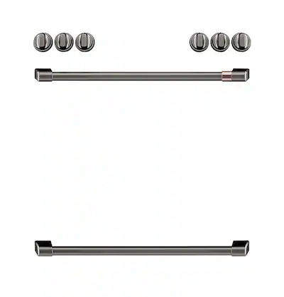 Front Control Electric Knobs and Handles for Café Electric Ranges - Brushed Black | Best Buy U.S.