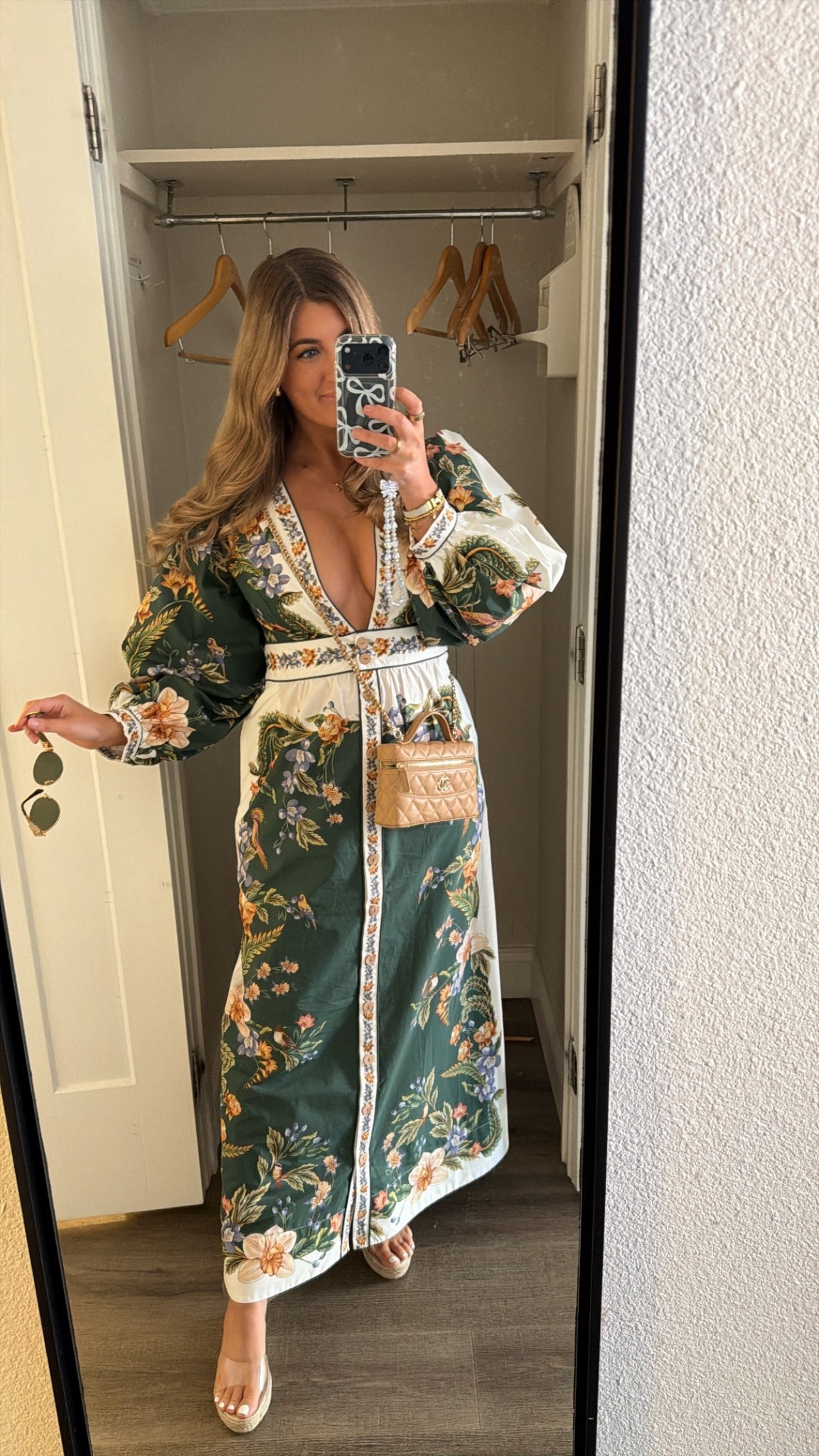 Rehearsal Dinner Dress - Nature Maxi Dress from Farm Rio. Wearing a size Medium - accurate to size. 

#LTKootd #LTKWedding #LTKMidsize