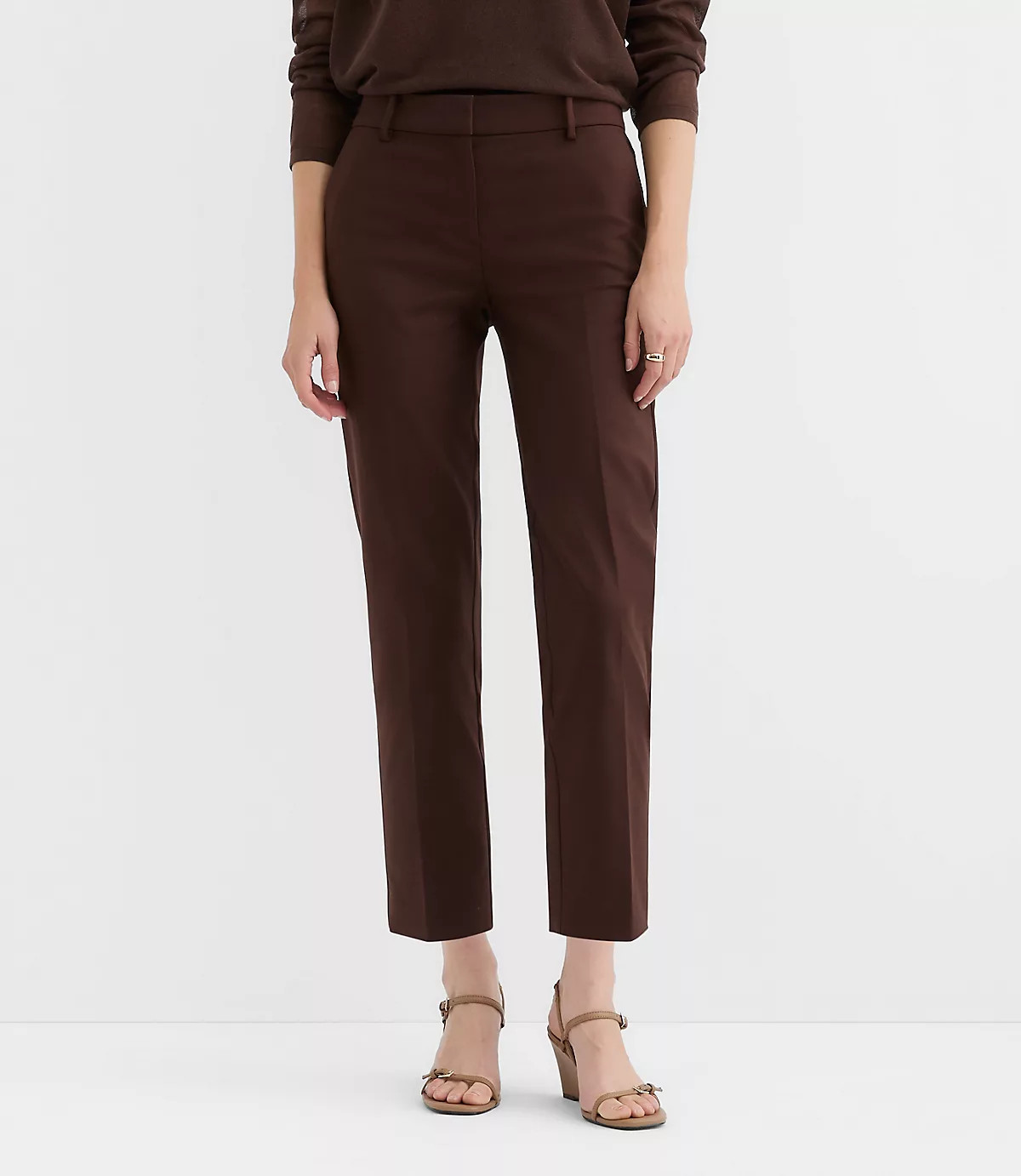 Riviera Slim Pants in Doubleweave | LOFT