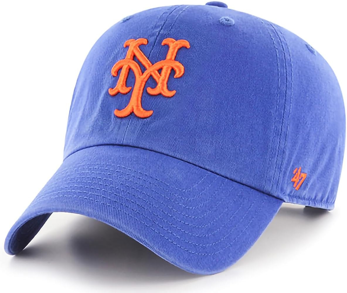 47 Brand MLB Cooperstown Primary Logo Clean Up Adjustable Baseball Cap Hat, Adult One Size Fits A... | Amazon (US)