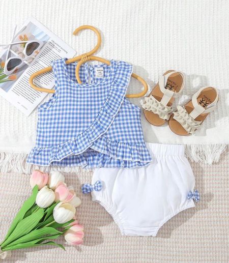 Blue & white baby girl summer outfit 

#LTKfindsunder50 #LTKbaby #LTKfindsunder100