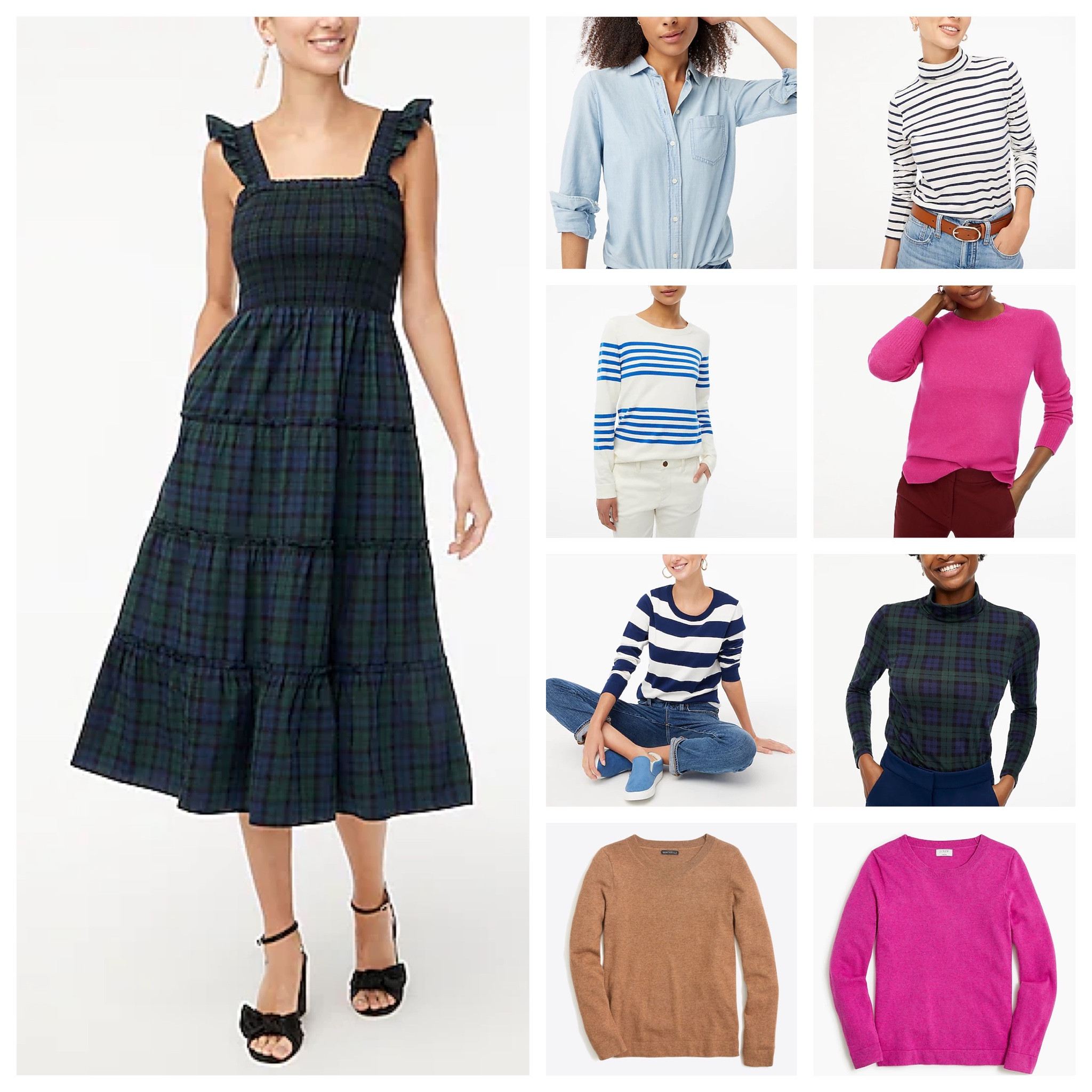 Fall fashion is the best fashion. Here’s what I am wearing on repeat all fall: cozy sweaters, smocked dresses and lotsa stripes. All of these pieces are super versatile, well made and most are around the $25 range! #fashion #fallfashion #sweaters #sweaterweather #jcrew #sale

#LTKunder50 #LTKSeasonal #LTKfit