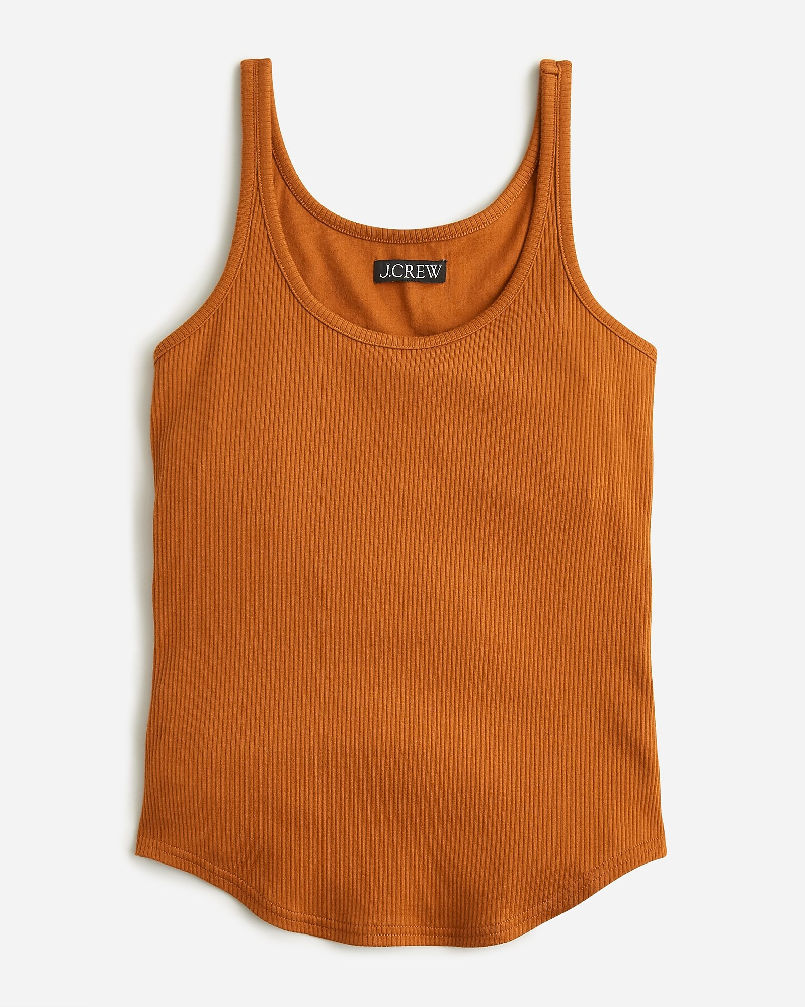 Vintage rib shelf-bra tank top | J. Crew US
