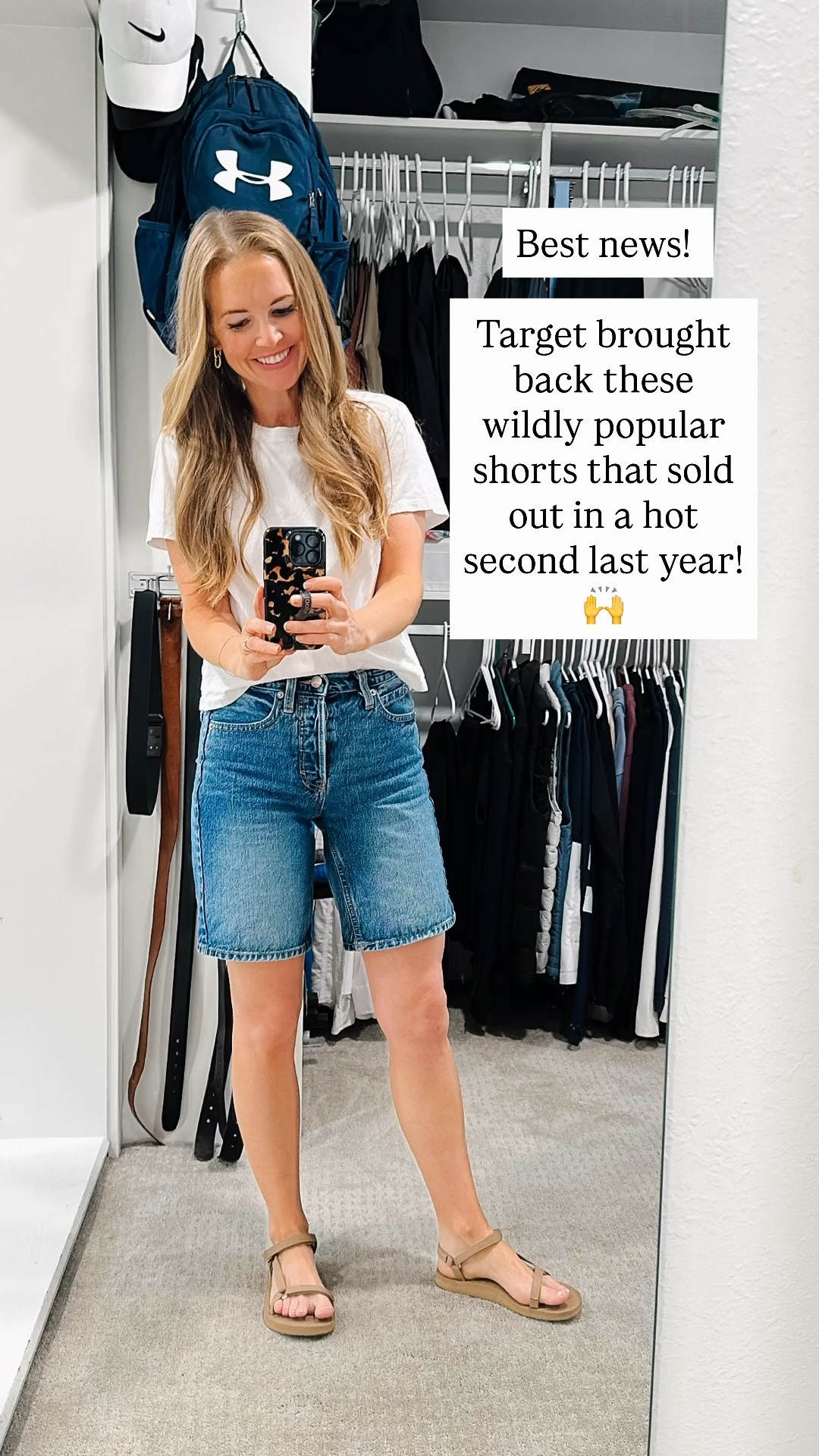 Remember these crazy popular shorts Target did last year that sold out SO FAST??

They’re back! And they’re $30 🙌