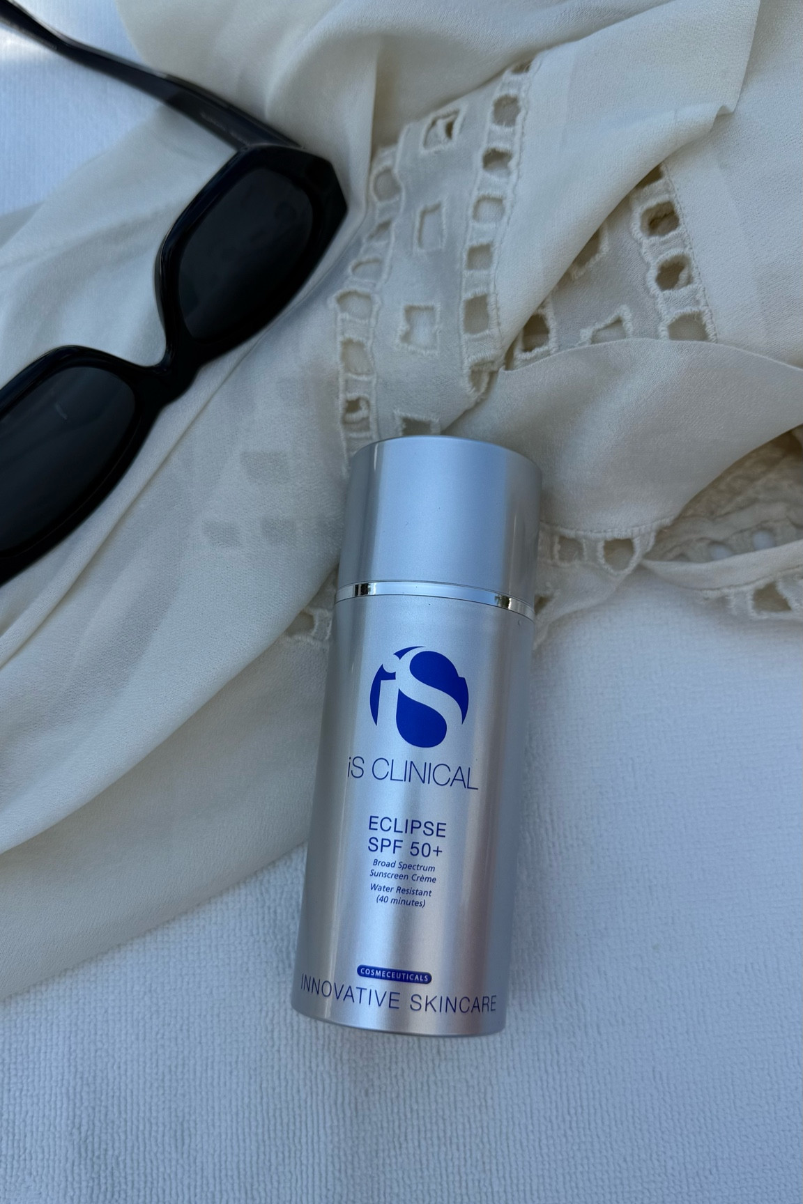 The face spf I’ve been using this summer — comes in tinted too… and is a really pretty non-greasy one. IS Clinical has become a fave skincare line of mine   