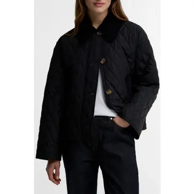 Barbour Moira Quilted Jacket in Fig/shadow Classic at Nordstrom, Size 6 | Nordstrom
