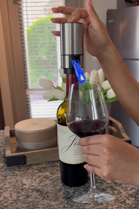 This electric wine opener and dispenser is great for a hostess gift or even just to have yourself! You could grab multiples for those summer get togethers! 

#LTKParties #LTKHome #LTKGiftGuide