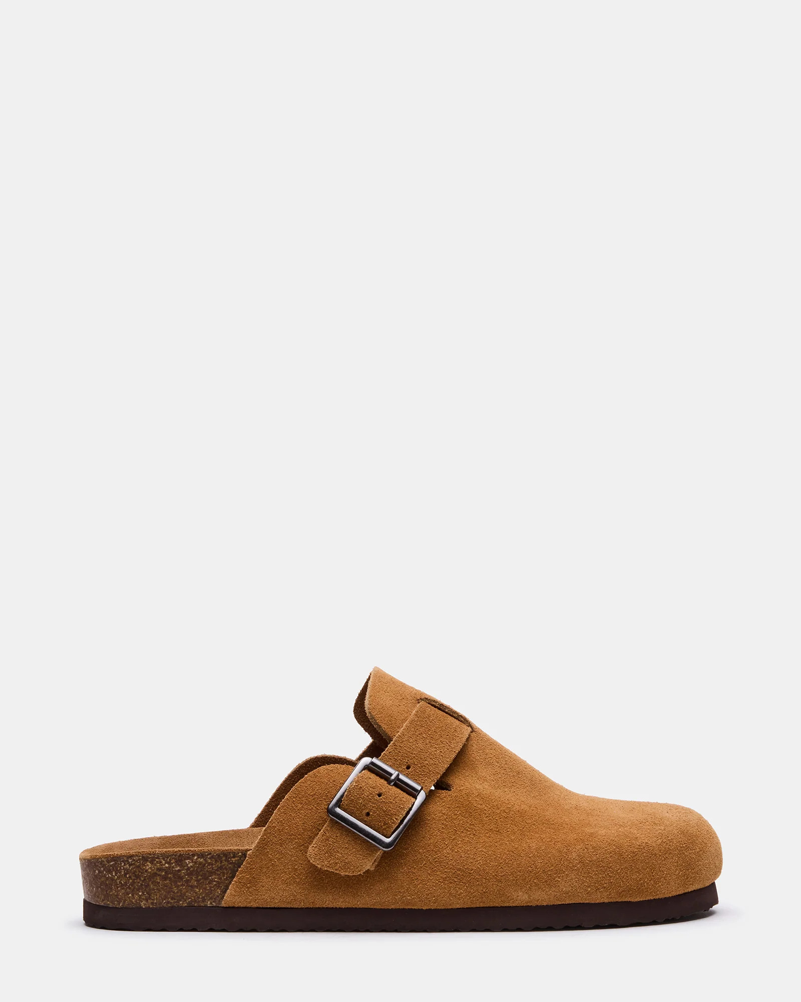 WILDERR Chestnut Suede Slip-On Men's Casual Clog | Steve Madden (US)