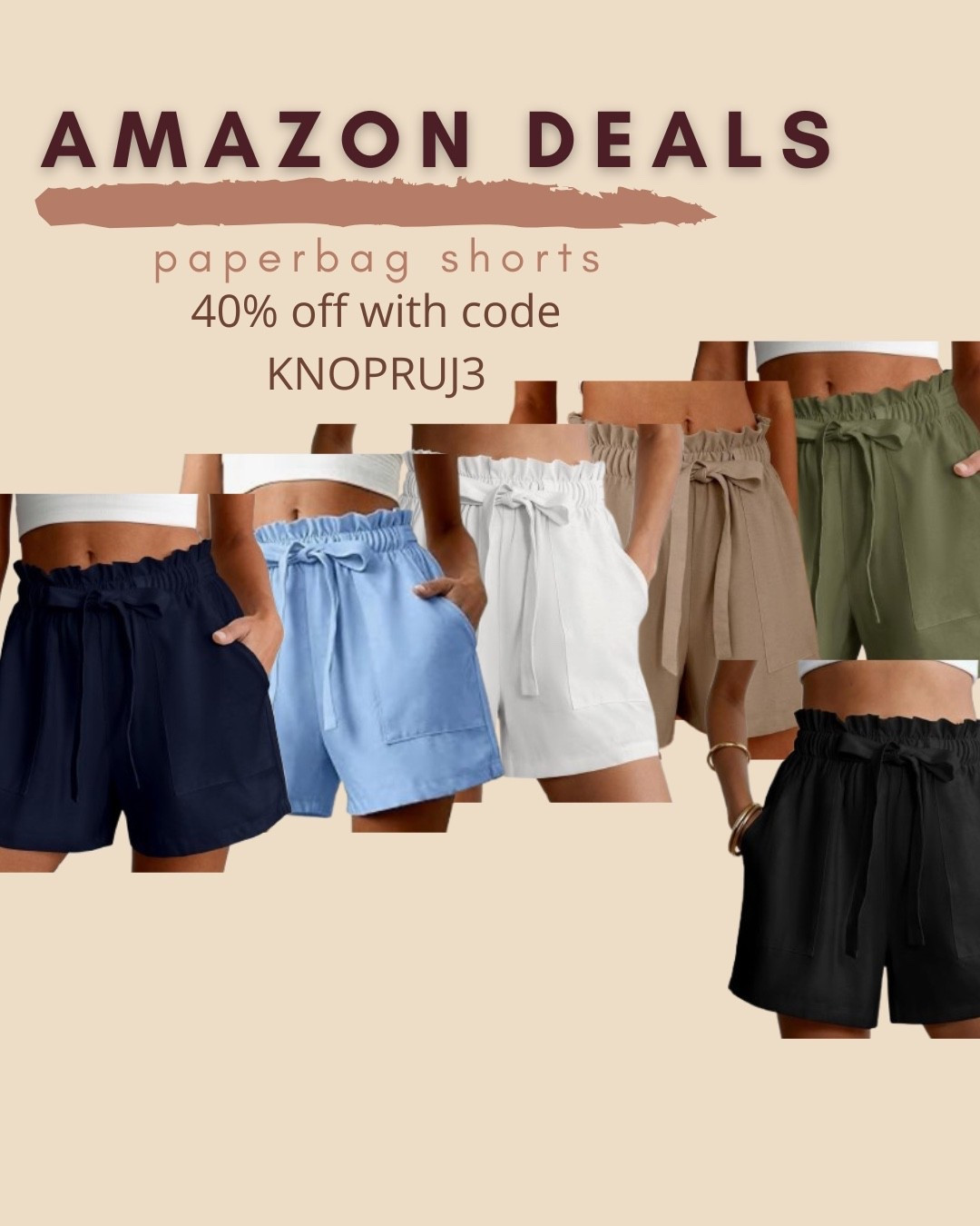$17 ends 6/5

Amazon fashion
Amazon deals
Paperbag shorts

#LTKSaleAlert