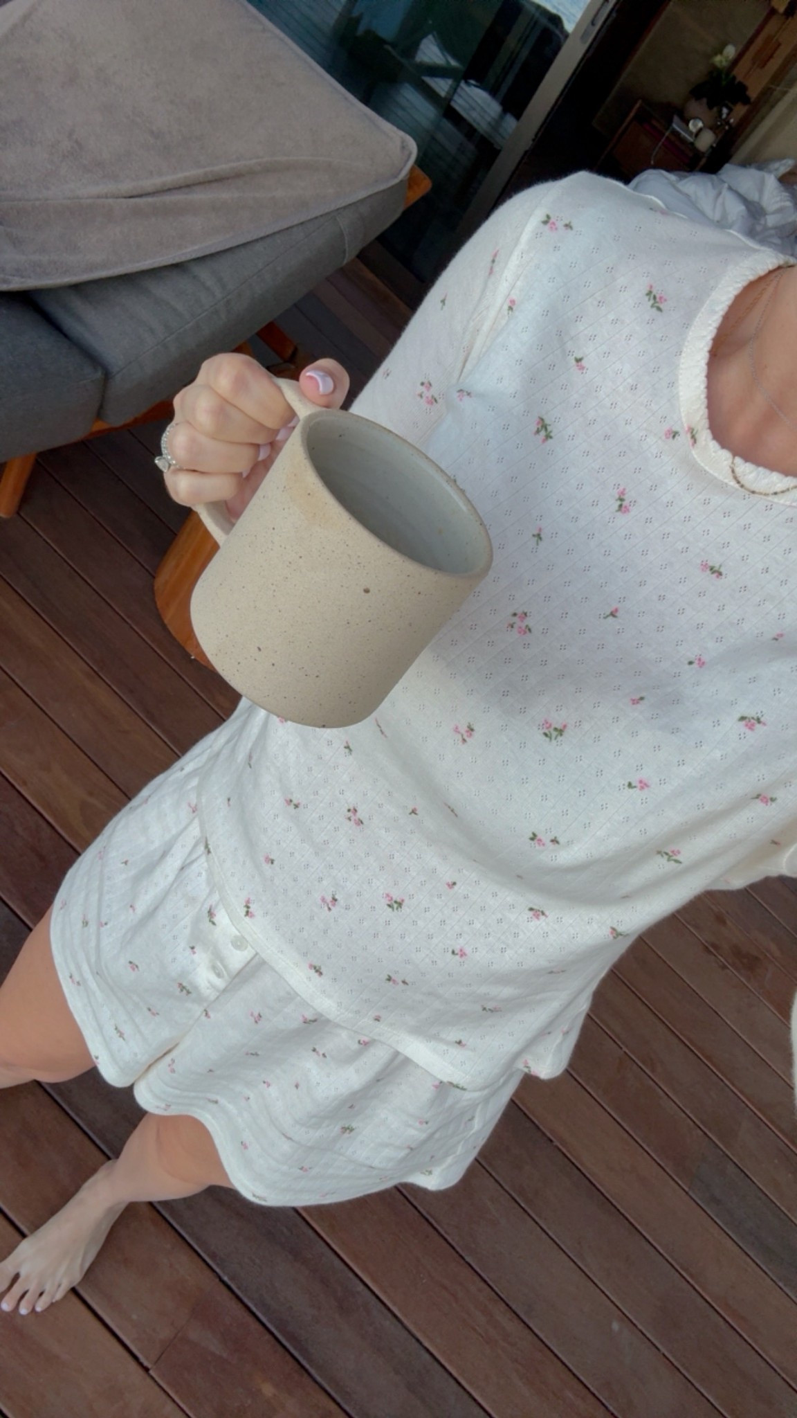 Cutest pointelle pj set😍 

#LTKSeasonal #LTKdayinmylife