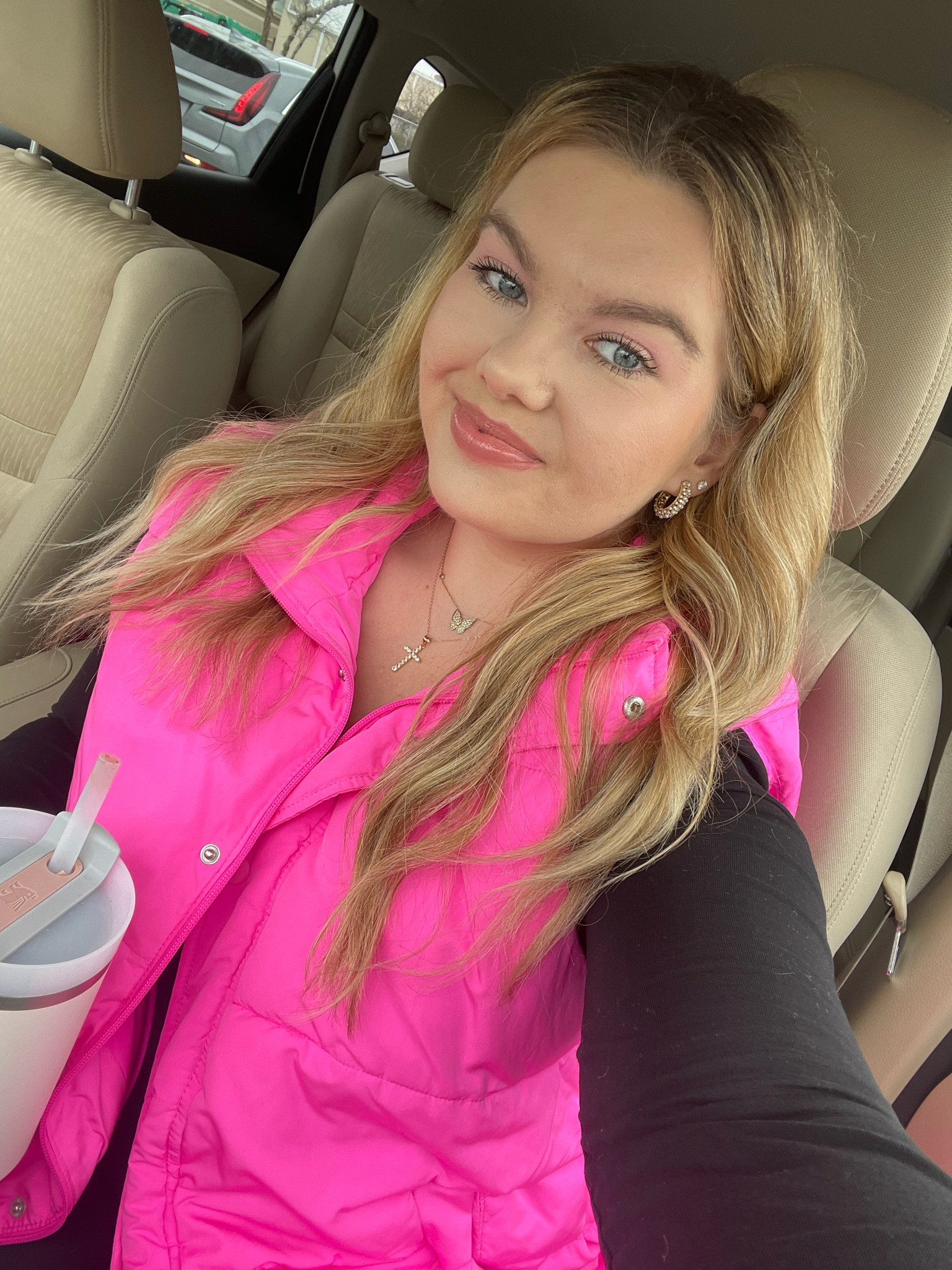 Linked similar pink vests below! 👇🏻🩷

#pinkvest #midsizefashion #pinkvest #pinkbodysuit #bodysuit 

#LTKstyletip #LTKSeasonal