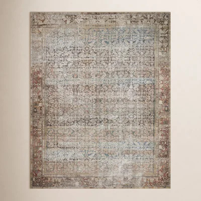 Amber Lewis x Loloi Georgie Multi / Spice Area Rug | Wayfair North America