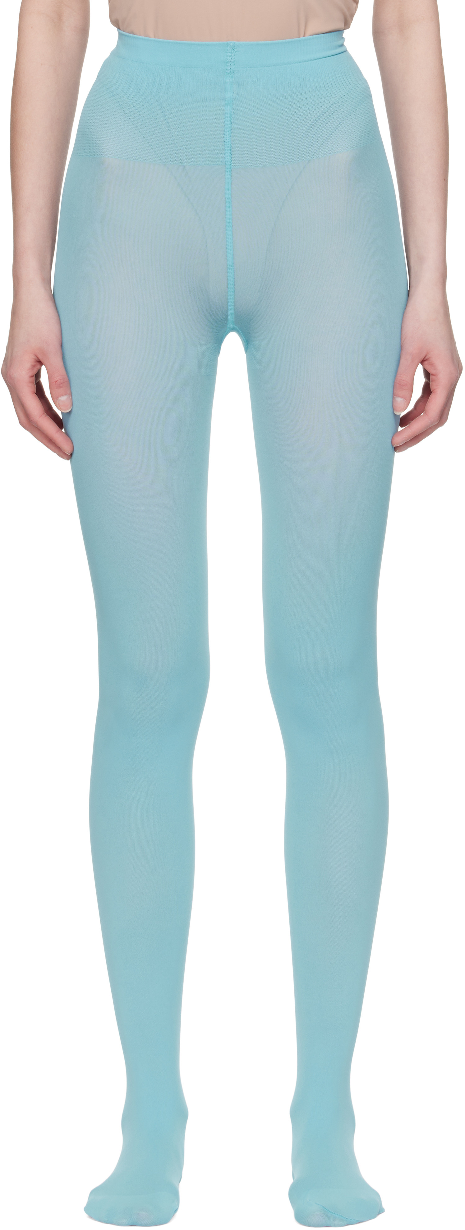 Swedish Stockings Blue Olivia Premium Tights | SSENSE