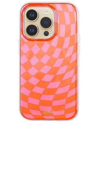 Magsafe Compatible iPhone 14 Pro Case in Checkmate Pink & Orange | Revolve Clothing (Global)