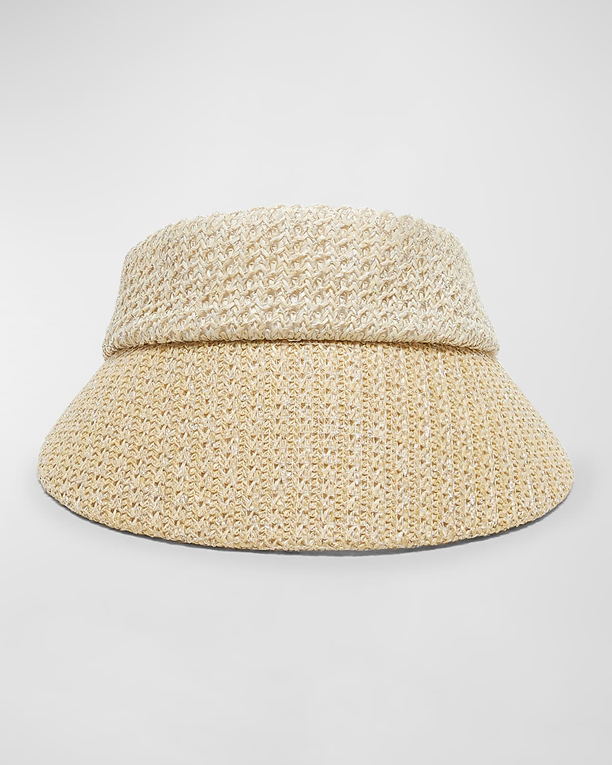 Micky Woven Visor | Neiman Marcus